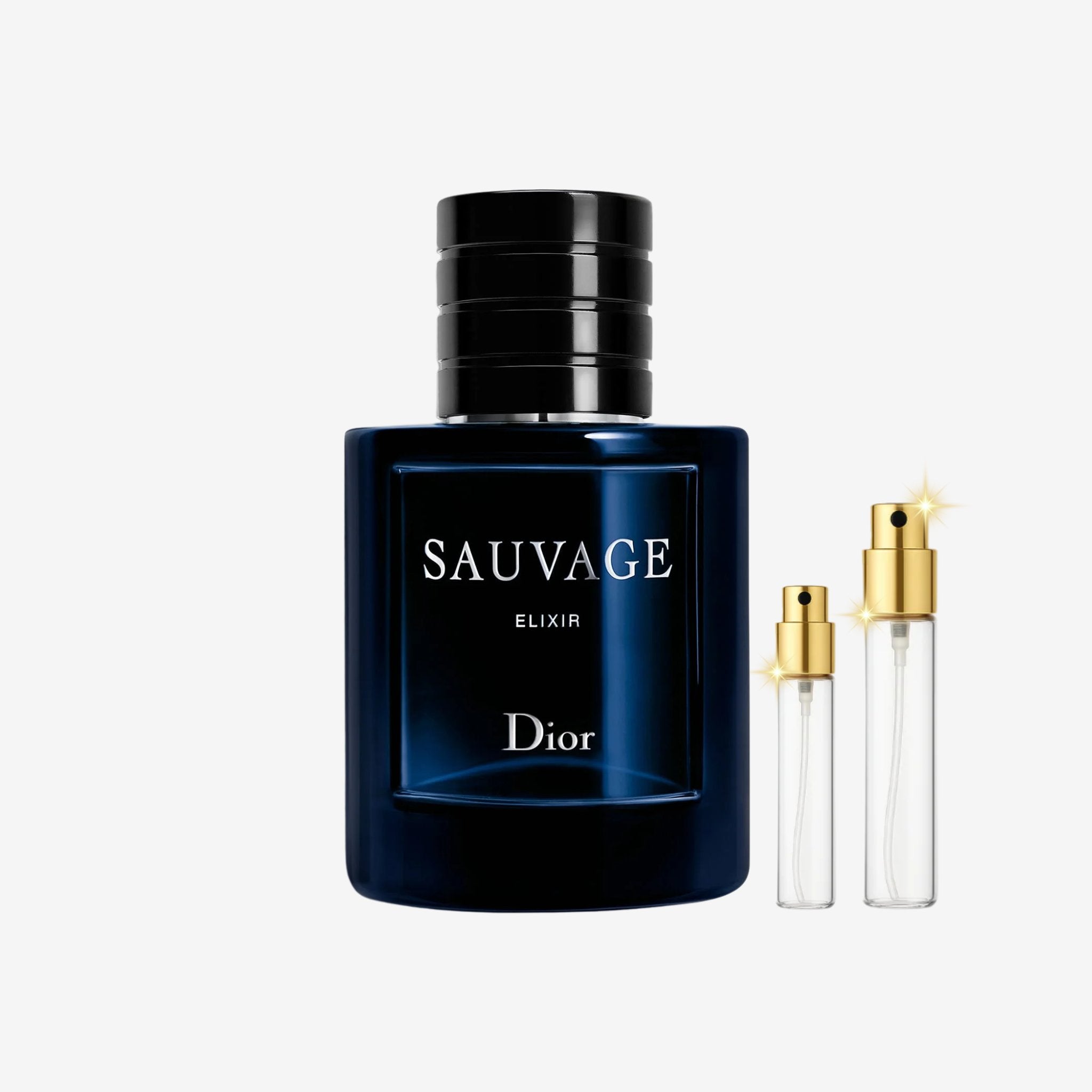Dior Sauvage Elixir Parfum decant bottles of original long lasting perfume for men, 5ml 10ml 20ml sizes in Pakistan